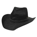 CBC09 C.C Brand Becky Cowboy Hat w/Black Pearl & Rhinestone - MiMi Wholesale