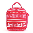 CC17-16 Greek Key Square Lunch Bag - MiMi Wholesale