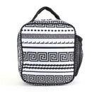CC17-16 Greek Key Square Lunch Bag - MiMi Wholesale