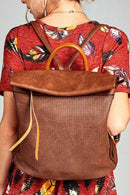 CJF022 Laser Cut Printed Backpack - MiMi Wholesale