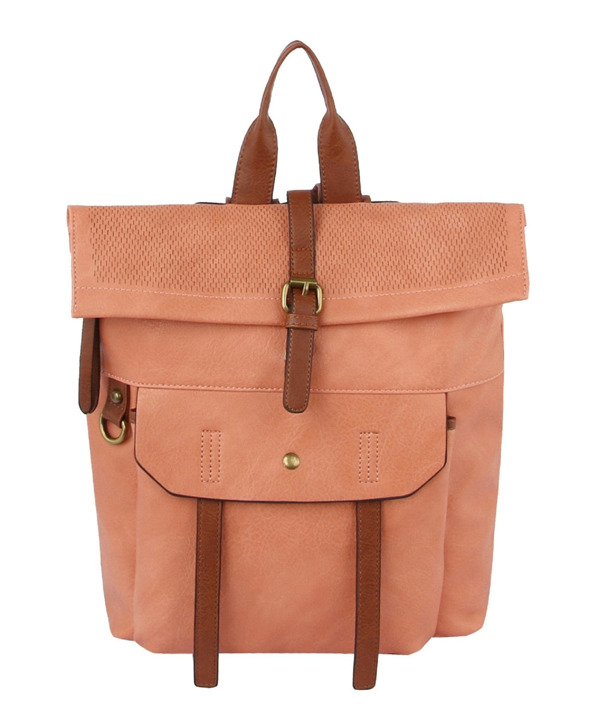 CJF080-1 Laser Cut Flap Backpack - MiMi Wholesale