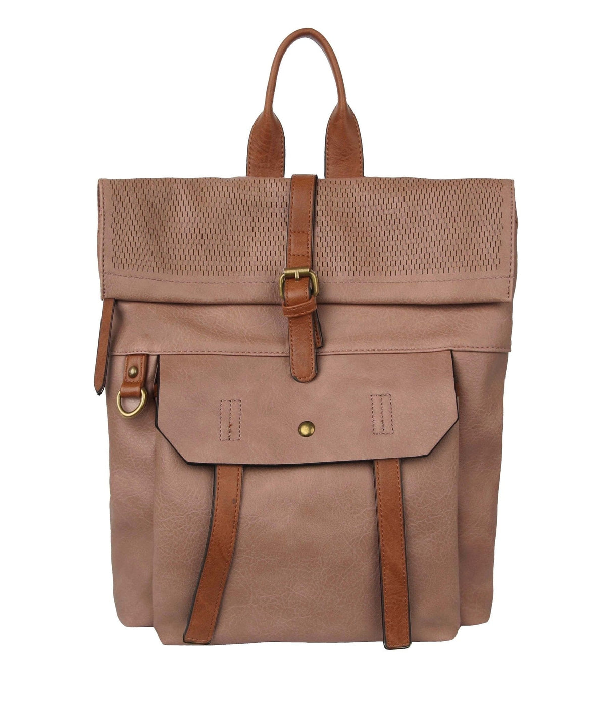 CJF080-1 Laser Cut Flap Backpack - MiMi Wholesale