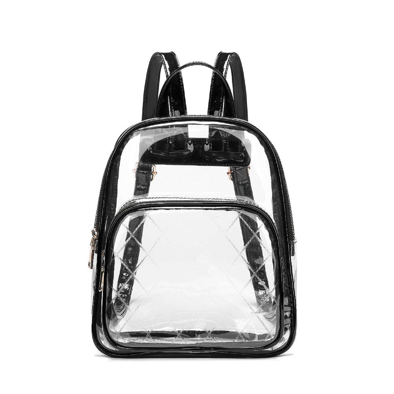 CL1002 Stephanie Clear Backpack - MiMi Wholesale