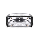 CL102N Bailey Clear Mesh Pocket Leather Strap Backpack - MiMi Wholesale