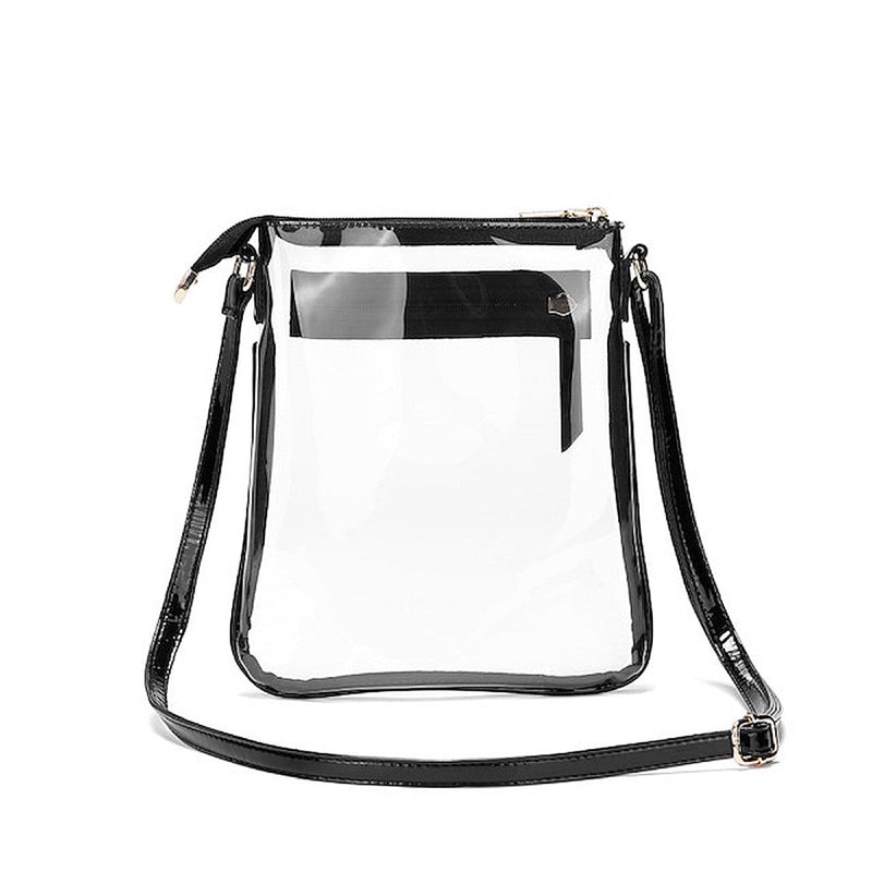 CL408 Sandy Clear Crossbody Bag - MiMi Wholesale