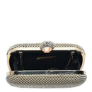 CLR13833 Ring-on Rhinestone Party Clutch - MiMi Wholesale