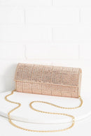 CLR88216 Mandy Mirror Mosaic Party Clutch - MiMi Wholesale