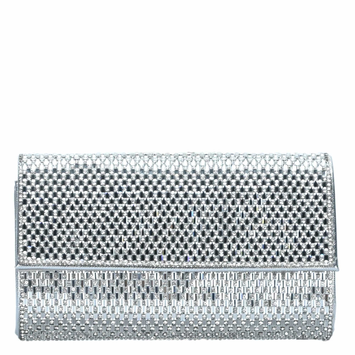 CLR88219 Amy Mosaic Mirror Party Clutch - MiMi Wholesale