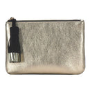 CLS82208 Metallic Pouch With Suede Tassel - MiMi Wholesale