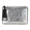 CLS82208 Metallic Pouch With Suede Tassel - MiMi Wholesale