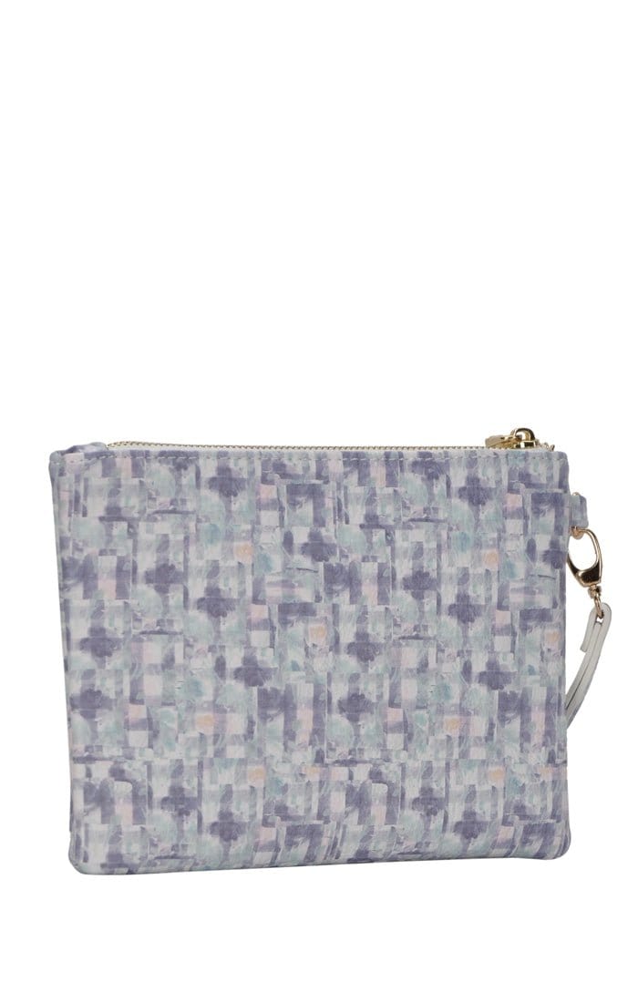 CLW2505 Gingham Clutch With Wristlet - MiMi Wholesale