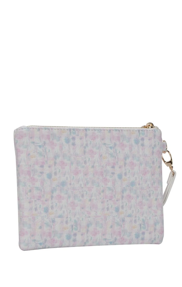 CLW2505 Gingham Clutch With Wristlet - MiMi Wholesale