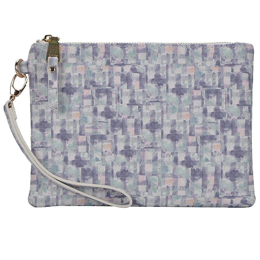 CLW2505 Gingham Clutch With Wristlet - MiMi Wholesale