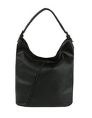 CMS027 Laser Cut Braid Accent Hobo Bag - MiMi Wholesale