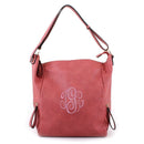 CP1019 Monogrammable Soft Leather Large Hobo Tote - MiMi Wholesale