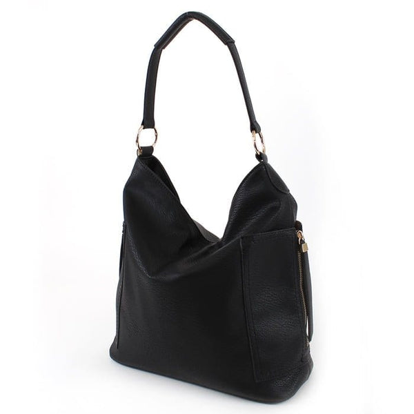 CP1020 Monogrammable Fashion Zipper Accent Tote - MiMi Wholesale