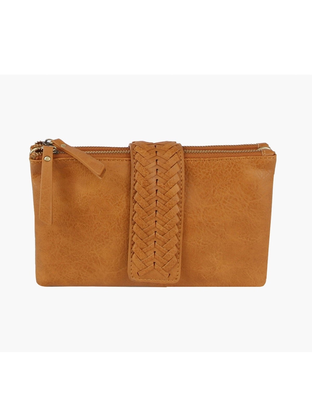 CQF010 Lisa Two Compartment Crossbody With Braid Detail - MiMi Wholesale
