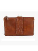 CQF010 Lisa Two Compartment Crossbody With Braid Detail - MiMi Wholesale