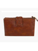 CQF010 Lisa Two Compartment Crossbody With Braid Detail - MiMi Wholesale