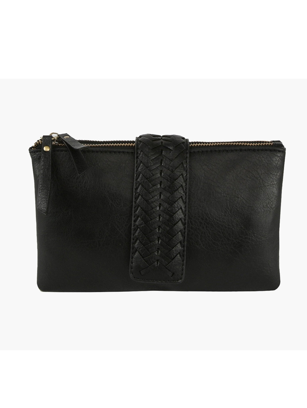 CQF010 Lisa Two Compartment Crossbody With Braid Detail - MiMi Wholesale