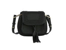 CTEA0004 Fashion Flap Over Tassel Saddle Crossbody Bag - MiMi Wholesale