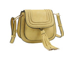 CTEA0004 Fashion Flap Over Tassel Saddle Crossbody Bag - MiMi Wholesale