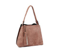 D0691 Designer Inspired shoulder Bag With Tassel - MiMi Wholesale