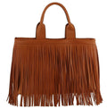 D0722 Malinda Fringe Tote - MiMi Wholesale