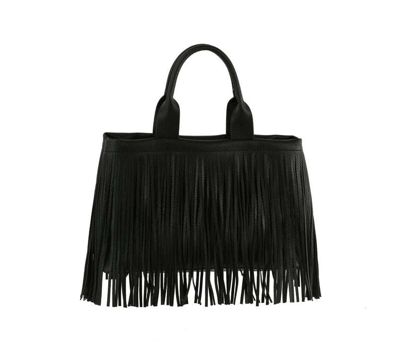 D0722 Malinda Fringe Tote - MiMi Wholesale