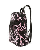 DAQ2716 Quilted Damask Zippered Backpack - MiMi Wholesale
