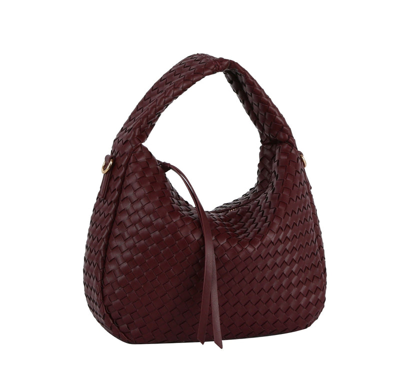 DE0758 Alison Woven Hobo Bag - MiMi Wholesale