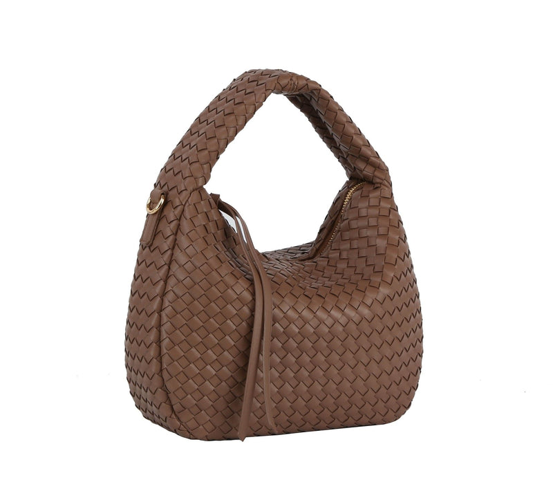 DE0758 Alison Woven Hobo Bag - MiMi Wholesale