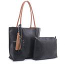 DJ1280 Amanda 3 Piece Set Tote - MiMi Wholesale