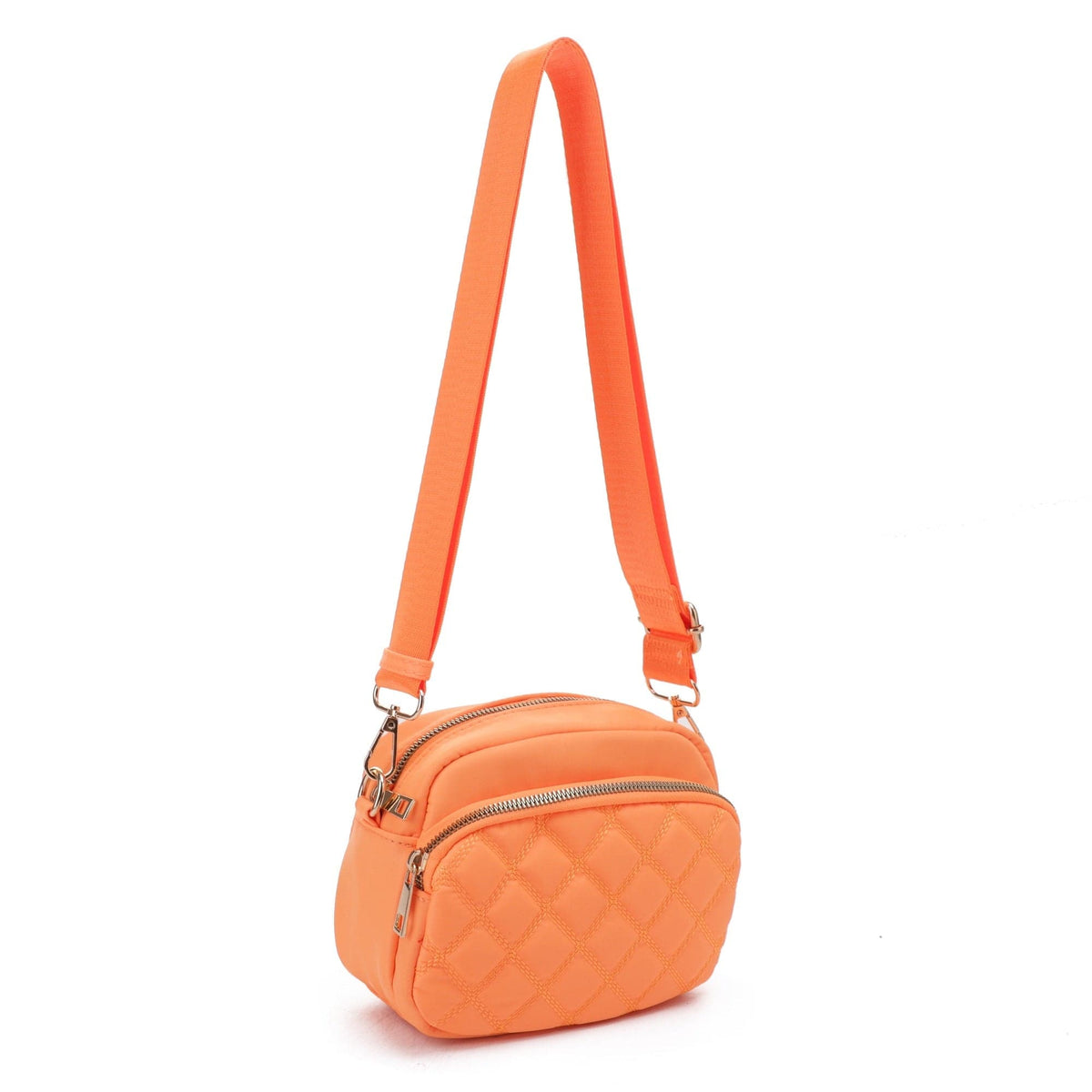 DJ25764N-6 Angela Quilted Crossbody Bag - MiMi Wholesale