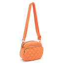 DJ25764N-6 Angela Quilted Crossbody Bag - MiMi Wholesale