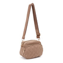 DJ25764N-6 Angela Quilted Crossbody Bag - MiMi Wholesale