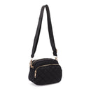 DJ25764N-6 Angela Quilted Crossbody Bag - MiMi Wholesale