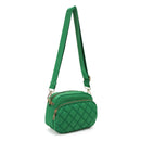 DJ25764N-6 Angela Quilted Crossbody Bag - MiMi Wholesale