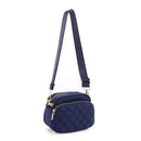 DJ25764N-6 Angela Quilted Crossbody Bag - MiMi Wholesale