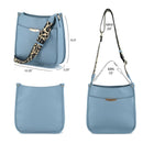 DJ31259 Fashion Messenger Crossbody Bag With Guitar Strap - MiMi Wholesale