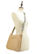 DJ31259 Fashion Messenger Crossbody Bag With Guitar Strap - MiMi Wholesale