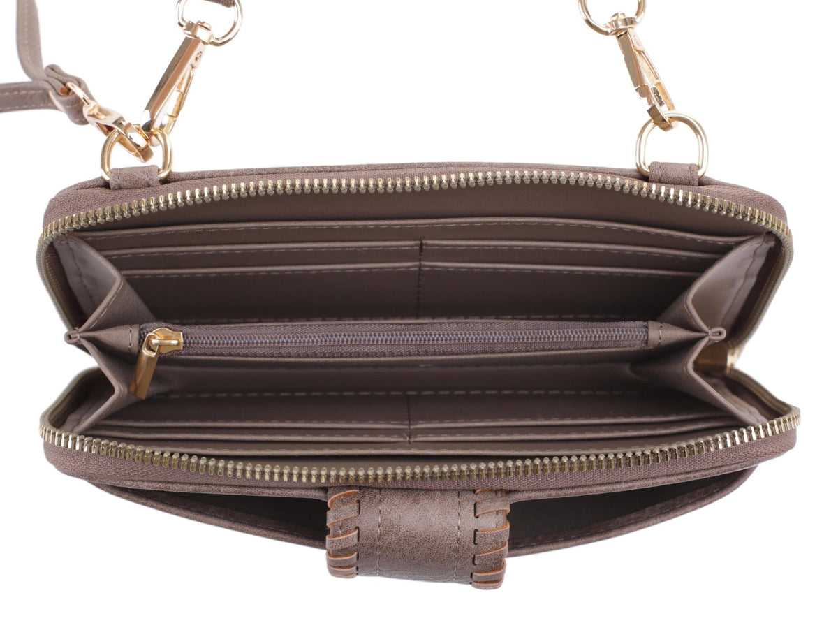 DJ60112 Abby Smartphone Wallet Crossbody - MiMi Wholesale