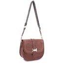 DJ60119 Portia Crossbody With Stud Details and Printed Guitar Strap - MiMi Wholesale