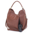 DJ6076CC Shoulder Concealed Carry Handbag w/ Tassel - MiMi Wholesale