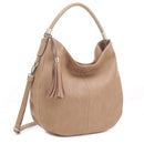DJ6076CC Shoulder Concealed Carry Handbag w/ Tassel - MiMi Wholesale