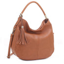 DJ6076CC Shoulder Concealed Carry Handbag w/ Tassel - MiMi Wholesale