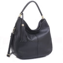 DJ6076CC Shoulder Concealed Carry Handbag w/ Tassel - MiMi Wholesale