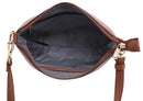 DS95037LS-6 Braided Edge Snow Leopard 3-in-1 Shoulder Bag - MiMi Wholesale