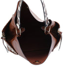 DS95037LS-6 Braided Edge Snow Leopard 3-in-1 Shoulder Bag - MiMi Wholesale