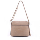 DS95314D Front Pocket Dome Crossbody w/ Tassel - MiMi Wholesale